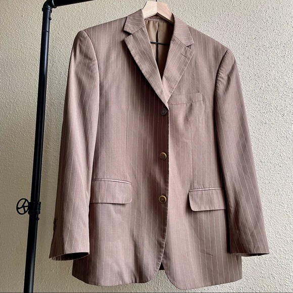 Men’s brown blazer - Picture 3 of 5